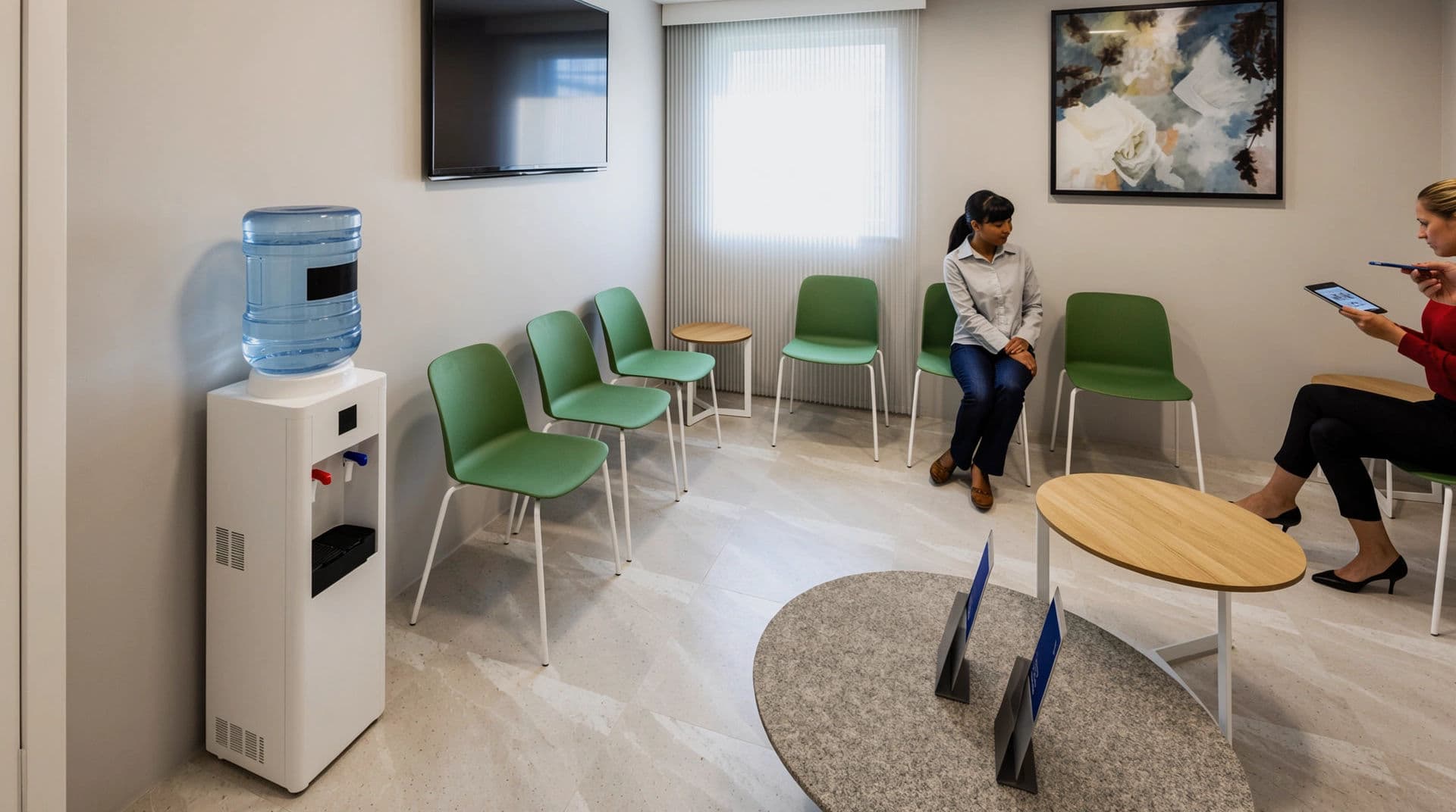 Sala d'aspetto — render indicativo